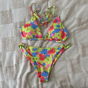 Vibrant Floral Bikini Set